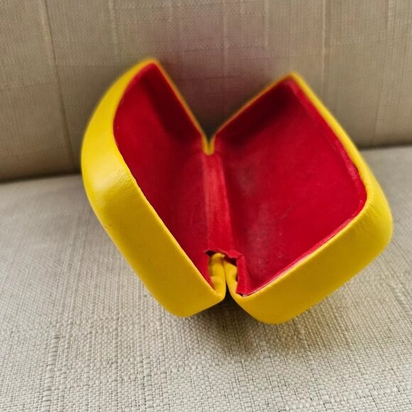 Ray-Ban Eyeglasses Case Yellow Hard Case for Glasses Case Only - Picture 7 of 9